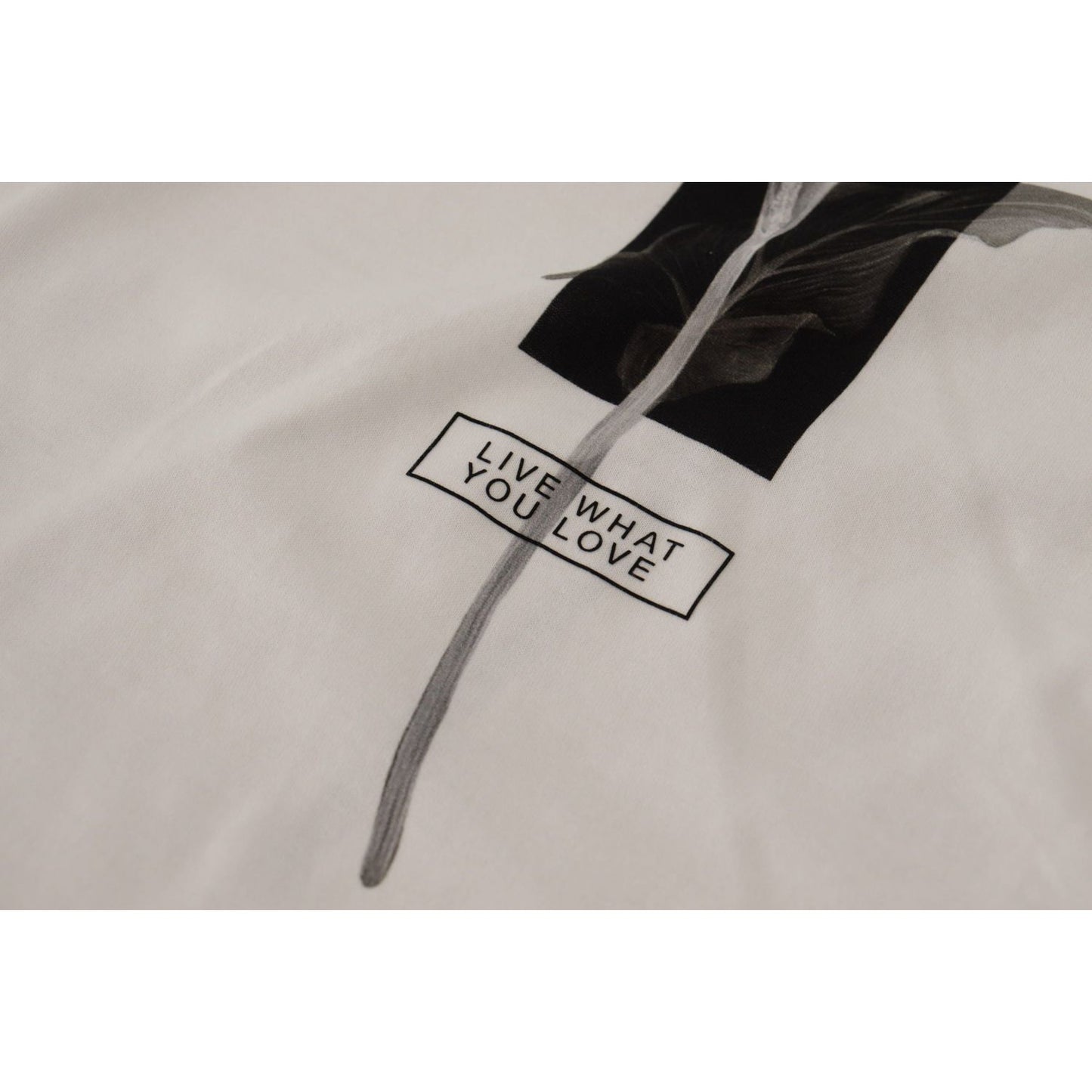 Dolce & Gabbana White Black Roses Crewneck Cotton T-shirt TSH7843- 36