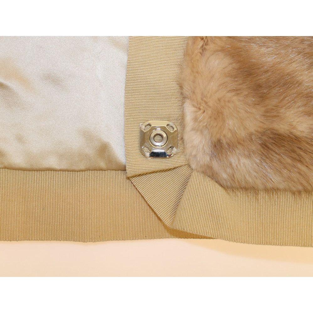 Dolce & Gabbana Beige MINK Fur Scarf Foulard Neck Wrap SDW10140
