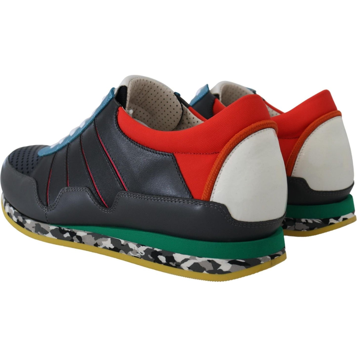 Dolce & Gabbana Multicolor Sport Low Top Shoes Sneakers MV4825- 40