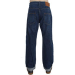 Acht Chic Baggy Loose Fit Blue Jeans for Men Acht Dark Slate Gray