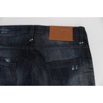 Acht Blue Cotton Regular Straight Fit Jeans SIG30482-1