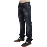 Acht Blue Wash Straight Fit Low Waist Jeans SIG30532-1