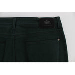 Ermanno Scervino Green Cotton Denim Stretch Straight Fit Jeans SIG30566-1