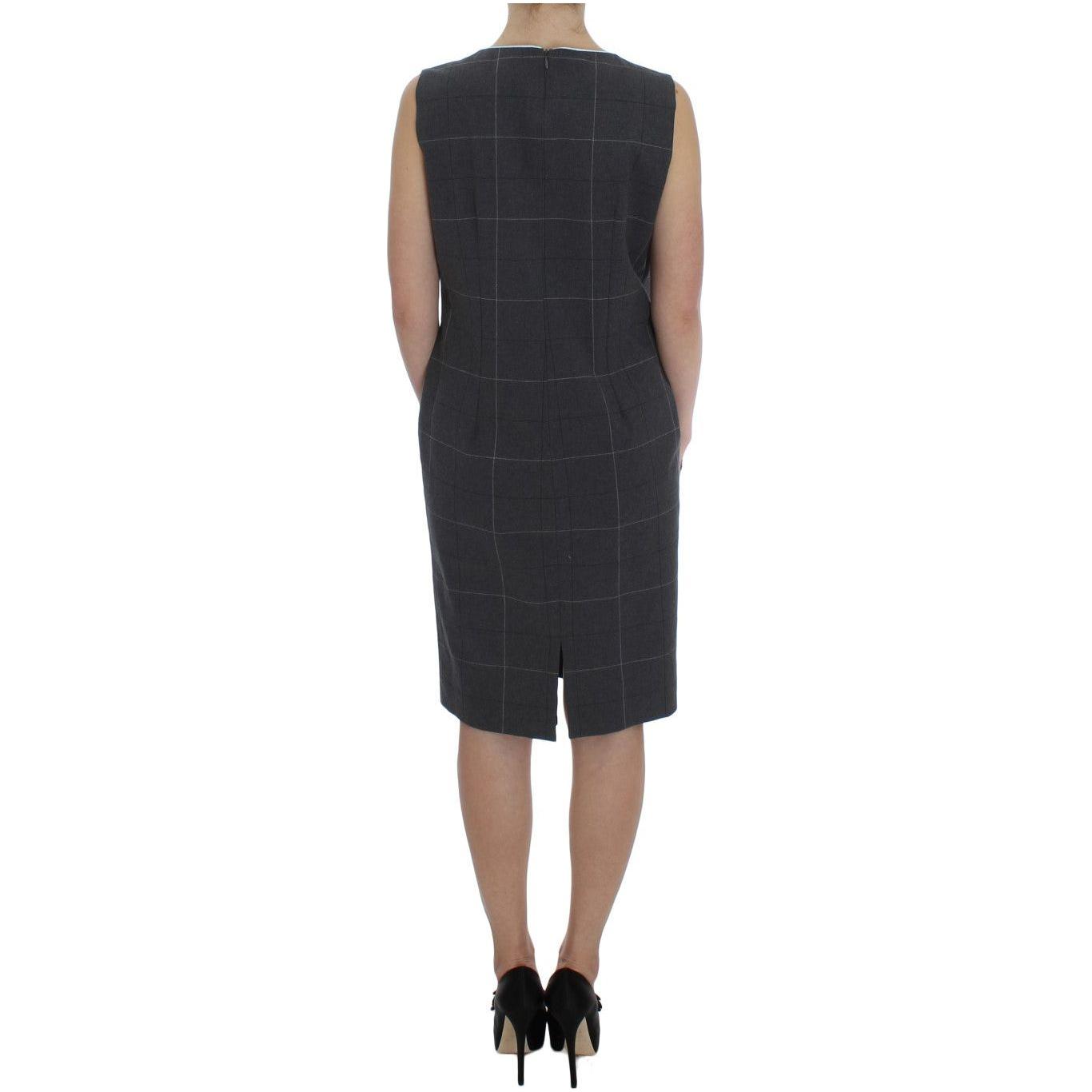 BENCIVENGA Gray Stretch Sheath Dress Suit Set SIG30900-1