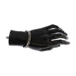 Nialaya Gray Rhodium 925 Silver Bangle Bracelet LN343-2