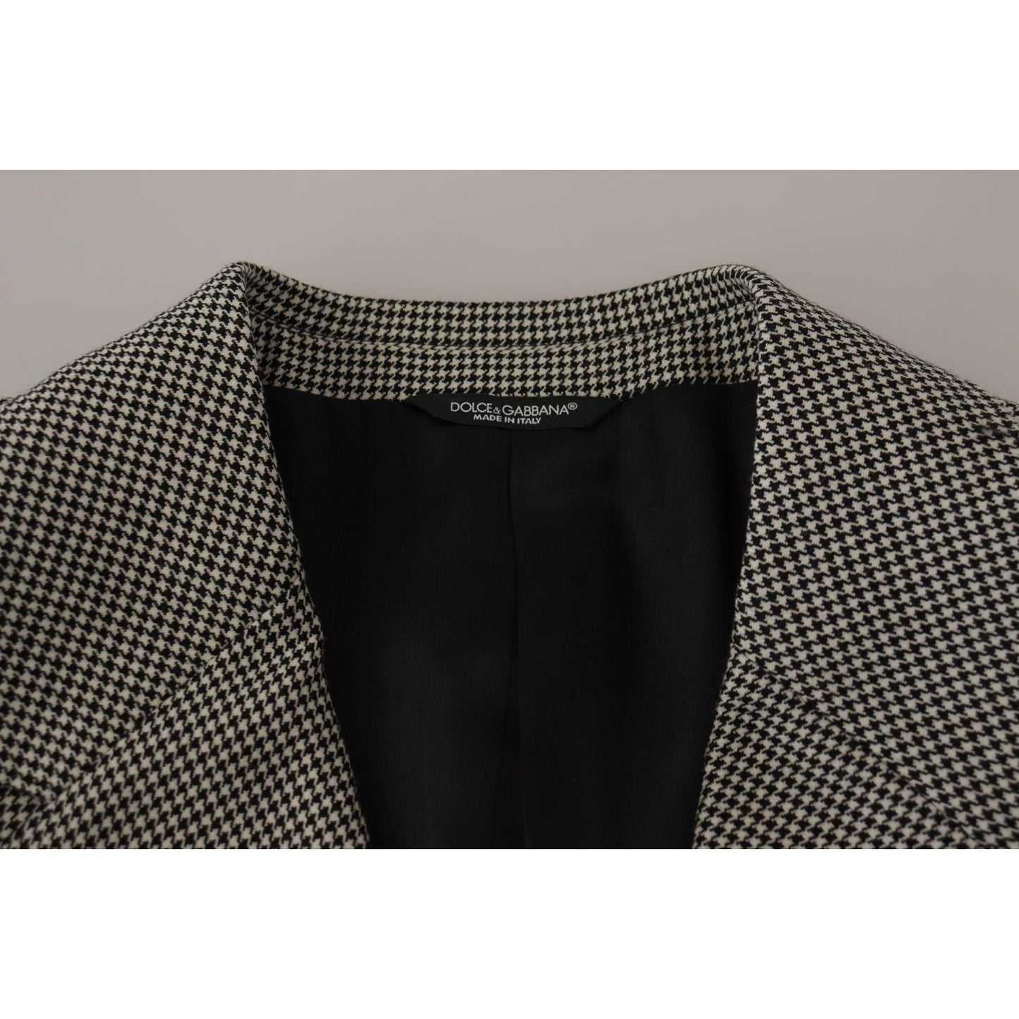 Dolce & Gabbana Gray Checkered Single Breasted Jacket Blazer JKT3377- 48