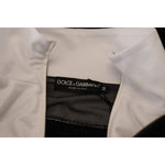 Dolce & Gabbana Black Polyester Hooded Full Zip Jacket JKT3353- 54