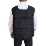Dolce & Gabbana Black Nylon Full Zip Sleeveless Jacket JKT3361- 50