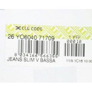 Cavalli Blue Cotton Straight Fit Stretch Jeans SIG32384-3