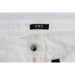 Costume National White Cotton Slim Fit Denim Bootcut Jeans SIG30112-4