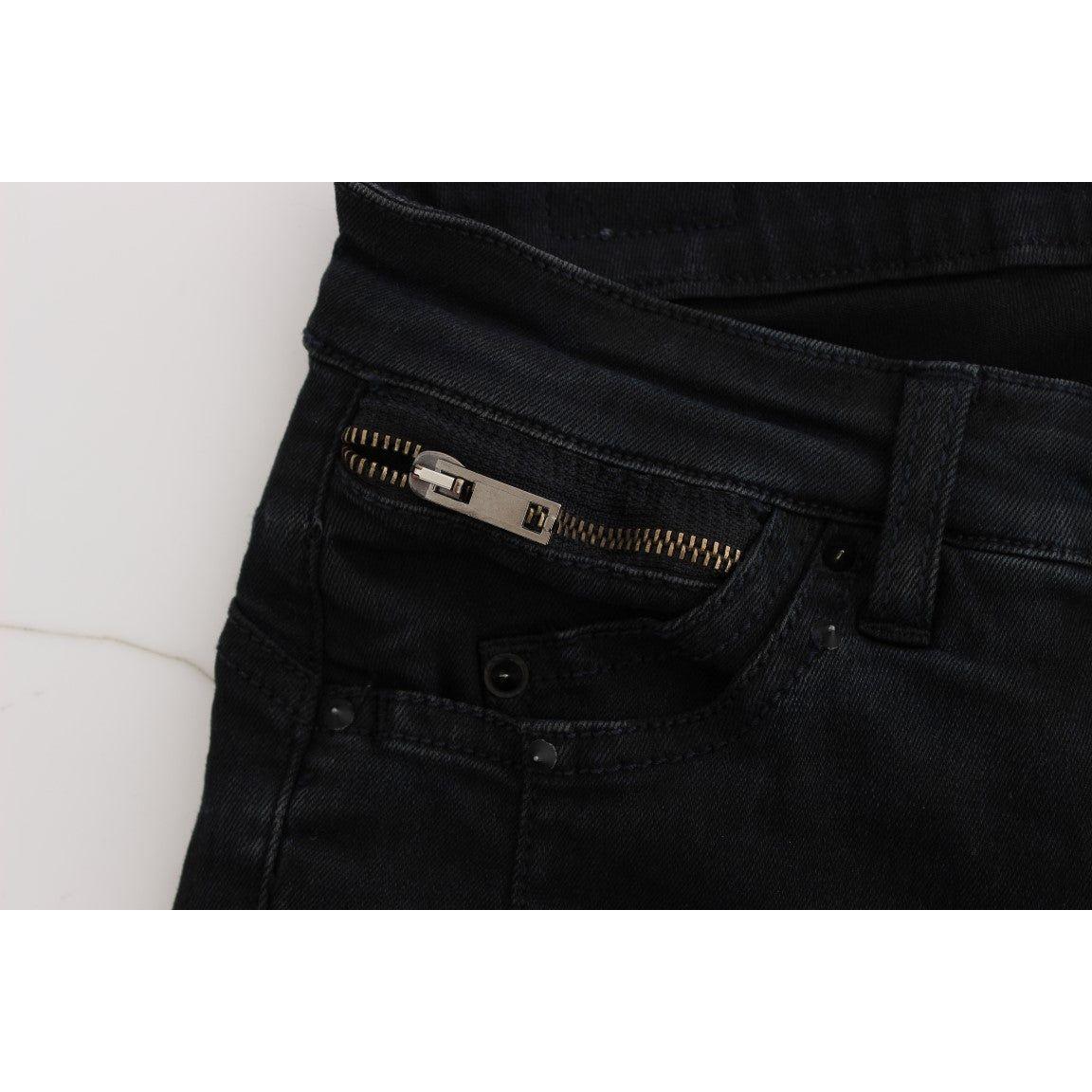 Costume National Black Cotton Slim Fit Denim Jeans SIG30115-1