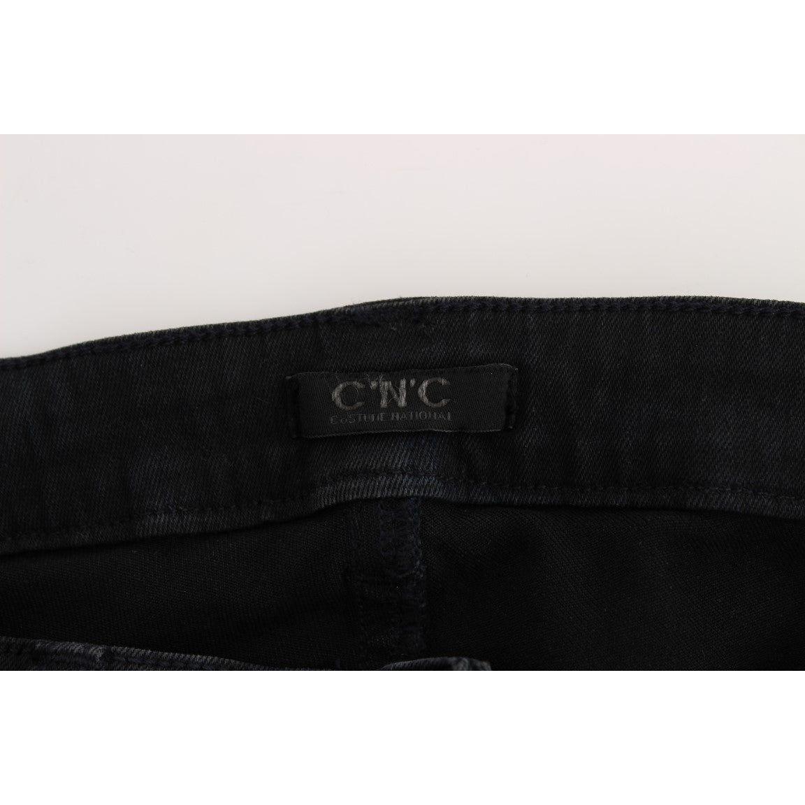 Costume National Black Cotton Slim Fit Denim Jeans SIG30115-1