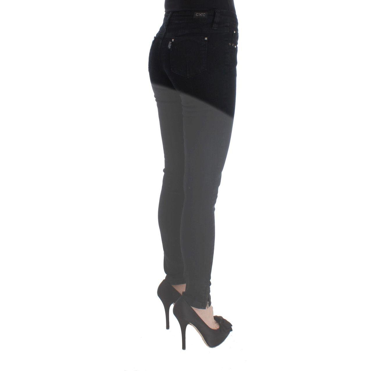 Costume National Black Cotton Slim Fit Denim Jeans SIG30116-1