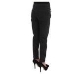 Costume National Black Cotton Capri Cropped Denim Jeans SIG32587-1