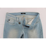 Costume National Blue Cotton Blend Super Slim Fit Jeans SIG32592-1