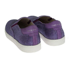 Dolce & Gabbana Purple Strass Canvas Logo Sneakers MV1093-44