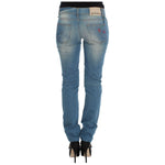 John Galliano Blue Wash Cotton Blend Slim Fit Jeans SIG30159-2