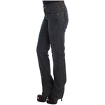John Galliano Blue Wash Cotton Blend Slim Fit Bootcut Jeans SIG30194-6