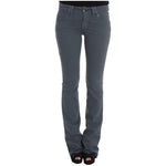 John Galliano Blue Cotton Blend Slim Fit Bootcut Jeans SIG30205-2