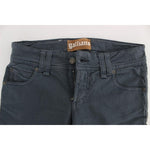 John Galliano Blue Cotton Blend Slim Fit Bootcut Jeans SIG30205-2