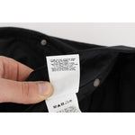 Ermanno Scervino Black Cotton Blend Regular Fit Pants SIG30403-1