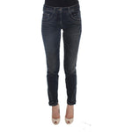 Ermanno Scervino Blue Cotton Blend Slim Fit Jeans SIG30417-1