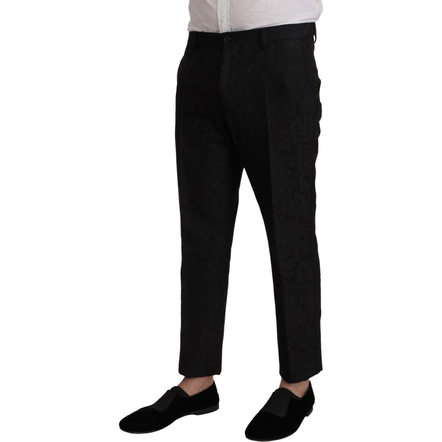 Dolce & Gabbana Black Polyester Formal 2 Piece MARTINI Suit KOS1996- 48