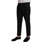 Dolce & Gabbana Black Polyester Formal 2 Piece MARTINI Suit KOS1996- 48