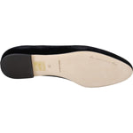 Dolce & Gabbana Black Velvet Slip Ons Loafers Flats Shoes LA10082- 35