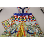 Dolce & Gabbana Multicolor Printed Snow Trouser Pants PAN73053 - 40