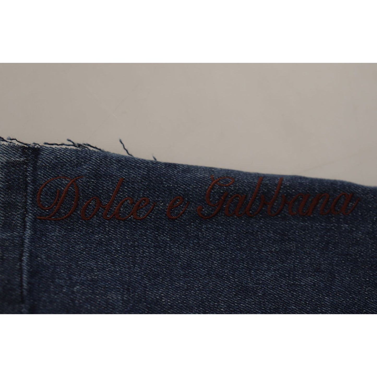 Dolce & Gabbana Multicolor Patchwork DG Fashion Wide Leg Denim Pant PAN73058 - 36