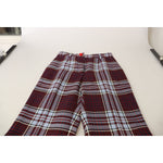 Dolce & Gabbana Gray Checked High Waist Cropped Trouser Pants PAN73070 -42