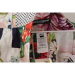 Dolce & Gabbana Multicolor Patchwork High Waist Cotton Shorts SKI1838- 40