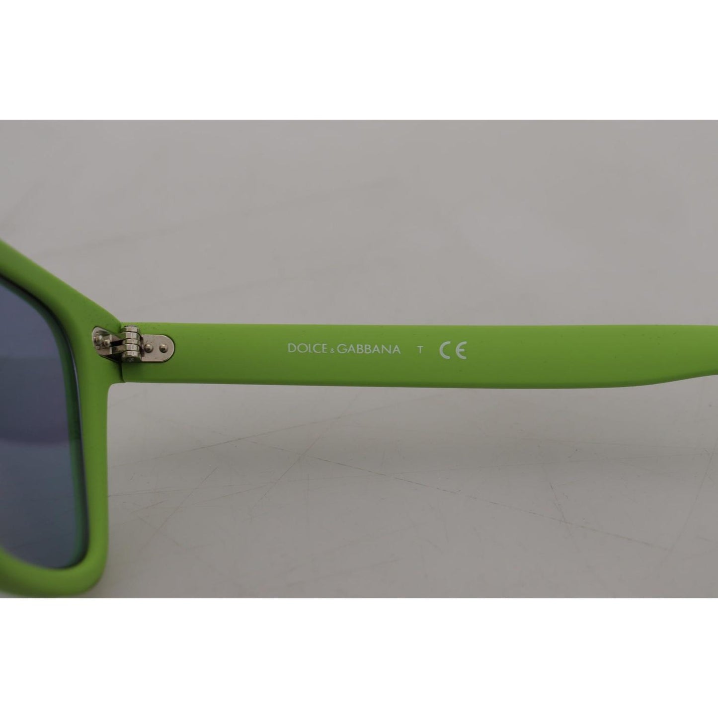 Dolce & Gabbana Green Rubber Full Rim Frame Shades DG6095 Acid Sunglasses GLA1159