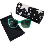 Dolce & Gabbana Green Stars Acetate Square Shades DG4124 Sunglasses GLA1163