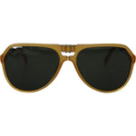 Dolce & Gabbana Yellow Acetate Black Lens Aviator DG4196 Sunglasses GLA1175