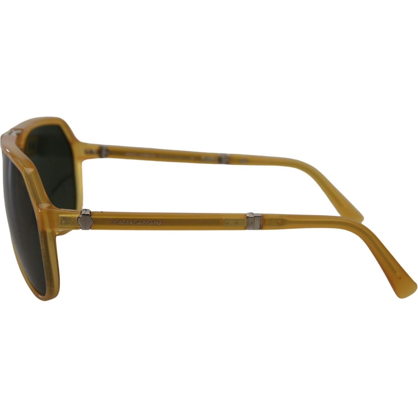 Dolce & Gabbana Yellow Acetate Black Lens Aviator DG4196 Sunglasses GLA1175