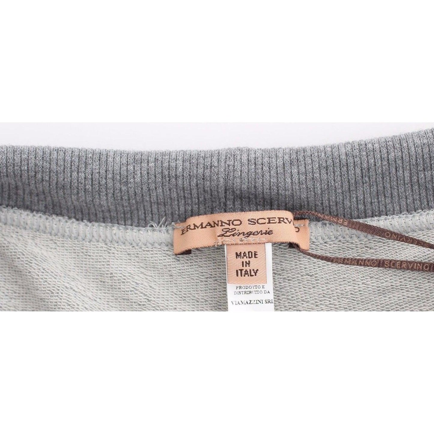 Ermanno Scervino Lingerie Gray Mini Shorts Sleepwear Hotpants SIG11492-1