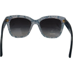 Dolce & Gabbana Blue Lace Acetate Rectangle Shades DG4226 Sunglasses GLA11556
