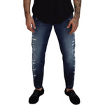 Dolce & Gabbana Blue Wash Cotton Regular Denim Jeans Pants PAN73316- 48