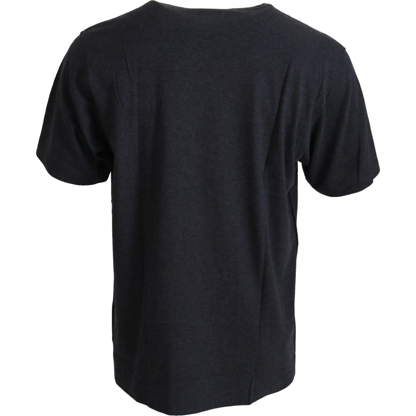 Dolce & Gabbana Gray Crewneck Cotton Short Sleeve T-shirt TSH7514- 56