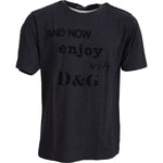 Dolce & Gabbana Gray Crewneck Cotton Short Sleeve T-shirt TSH7514- 56