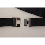 Dolce & Gabbana Black Polka Dot Wide Waist Men Belt Cummerband BEL8781 - 52