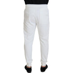 Dolce & Gabbana White Sport Logo Cotton Sweatpants Trousers Pants PAN73201 -46