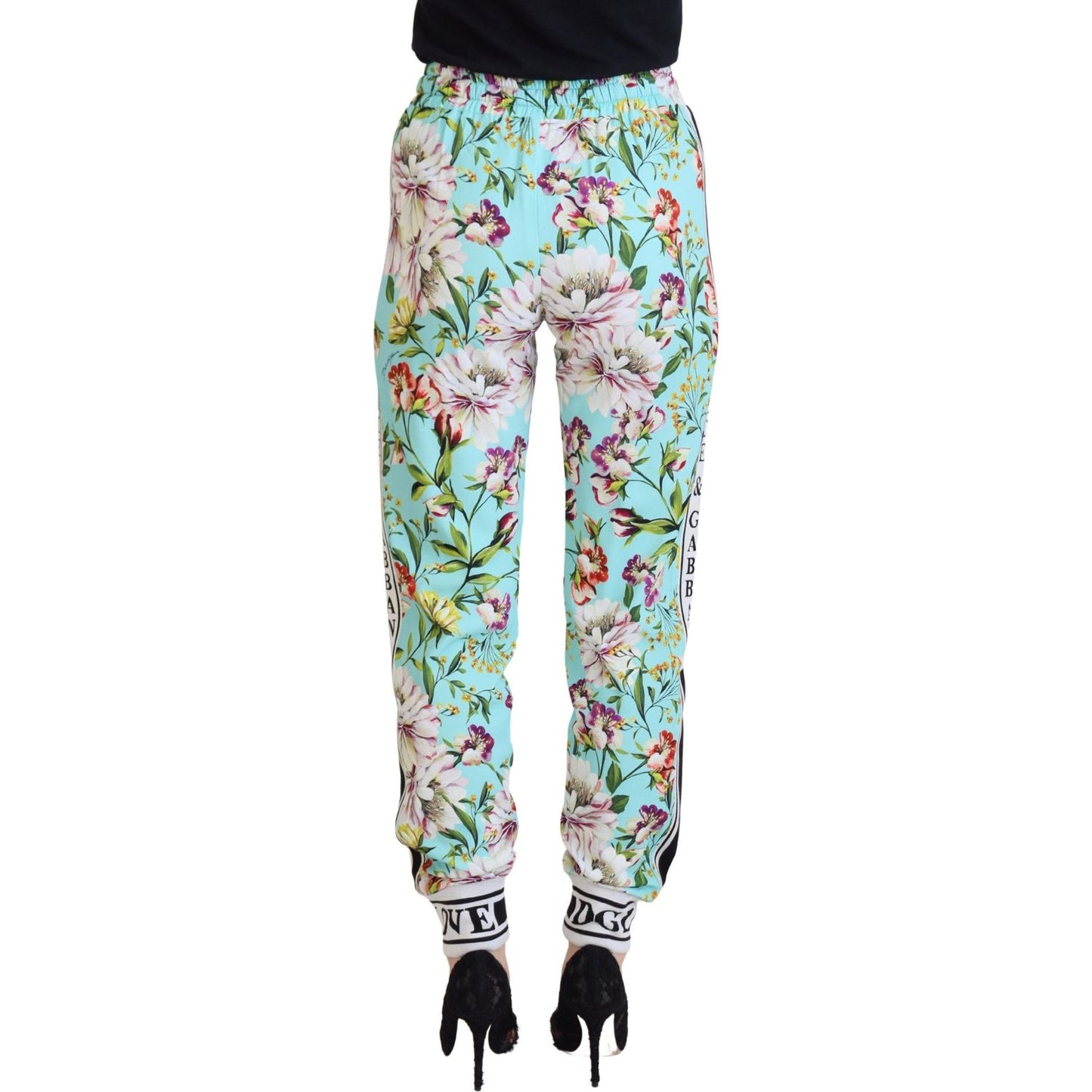 Dolce & Gabbana Multicolor Floral Sweatpants Pants PAN73071 - 36