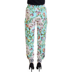 Dolce & Gabbana Multicolor Floral Sweatpants Pants PAN73071 - 36
