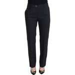Dolce & Gabbana Grey Women Formal Tapered Pants PAN74027 - 40