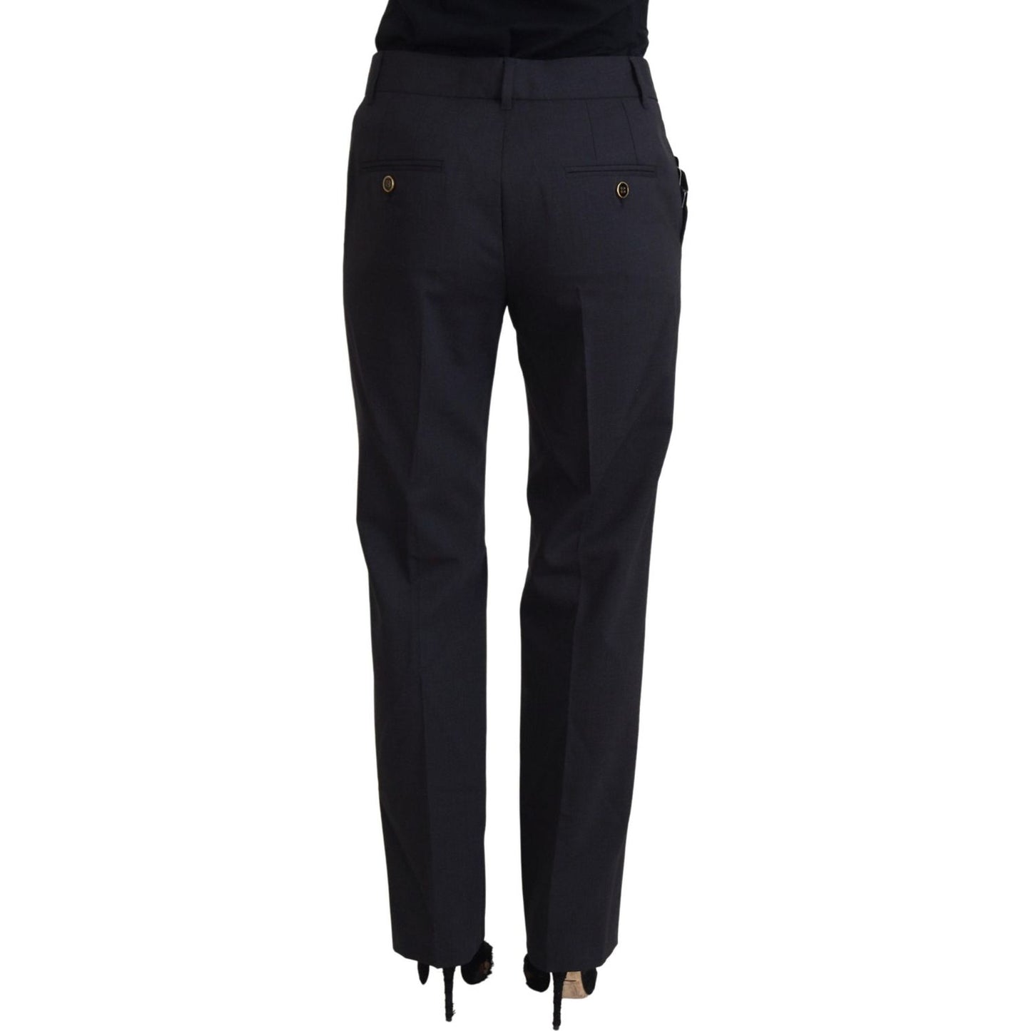 Dolce & Gabbana Grey Women Formal Tapered Pants PAN74027 - 40