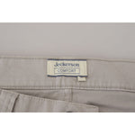 Jeckerson Gray Cotton Tapered Men Casual Pants PAN71768 - 36