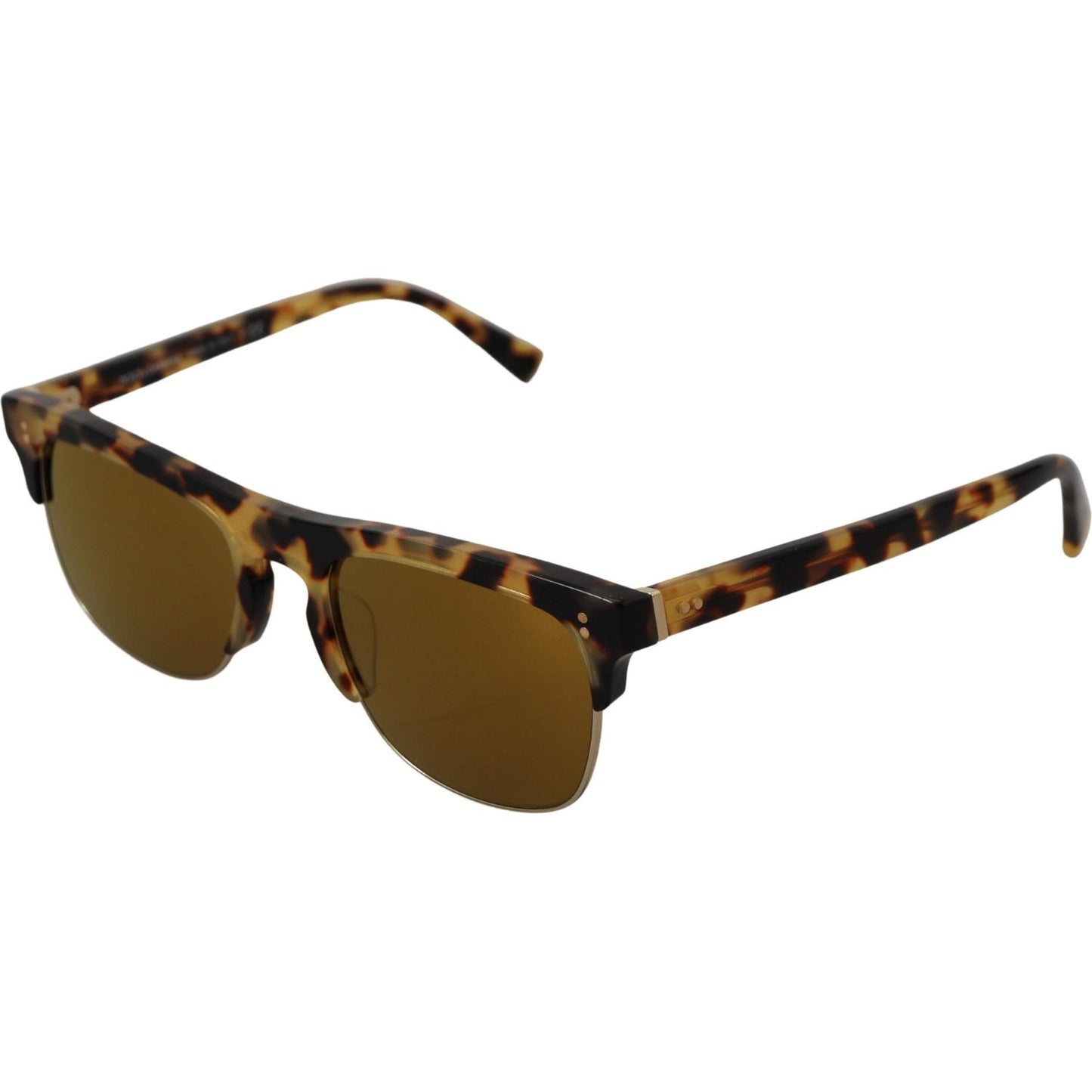 Dolce & Gabbana Brown Gold Acetate Havana DG430A Sunglasses GLA1131